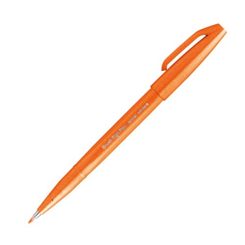 Pentel Brush Sign Pen SES15C - Brush Nib - Fibre Tip