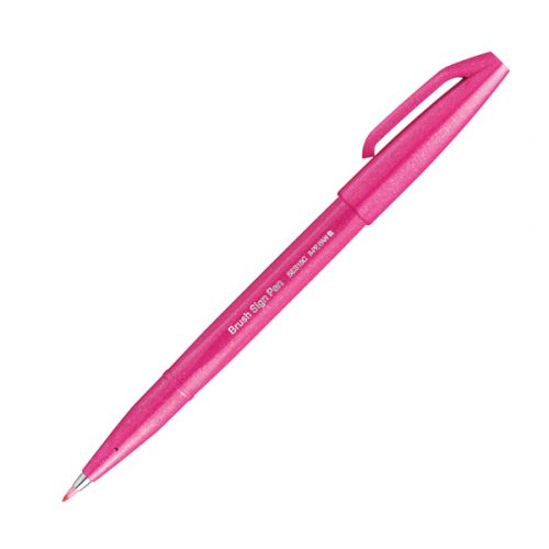Pentel Brush Sign Pen SES15C - Brush Nib - Fibre Tip