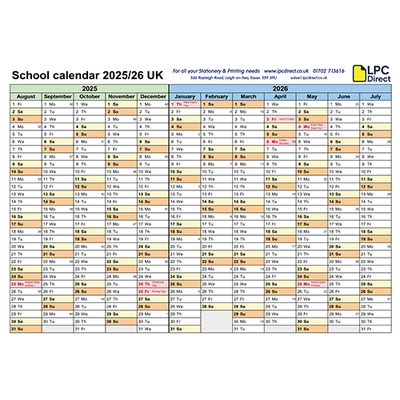 2025/26 School Year Planners - Choice of 3 Sizes