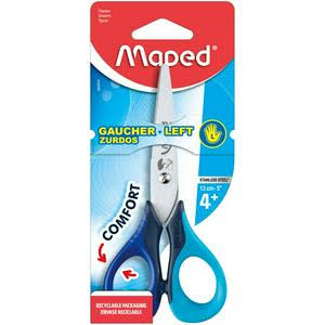 Maped Sensoft 3D Left Handed Scissors 13cm (Assorted Colours)