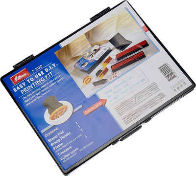 Shiny S-200 DIY Printing Kit 4mm and 5mm Characters - DIY Rubber Stamp Kit