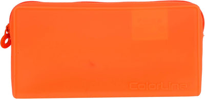 Orange Silicone Pencil Case