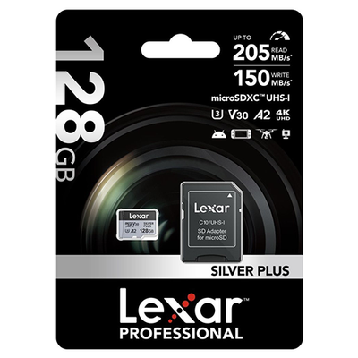 Lexar Silver Plus Professional Micro SD 128mb
