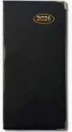 2026 Slim Pocket Diary Black, Blue or Red