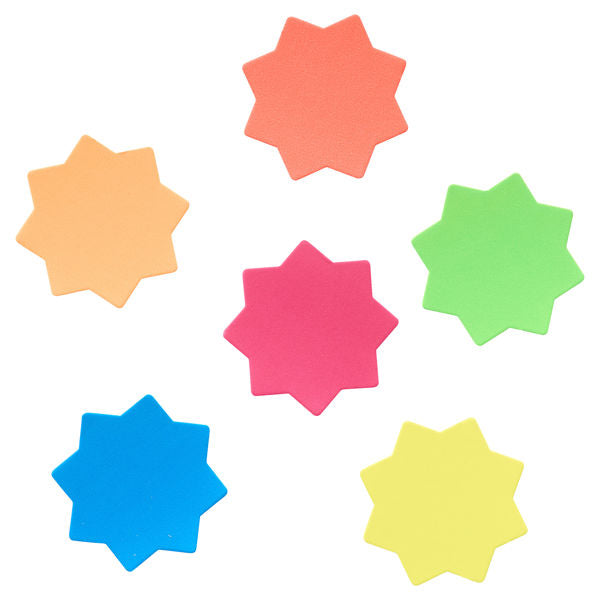 60 x  2.5-Inch Flash Fluorescent Stars