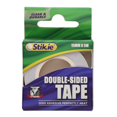 Stik.ie Double Sided Permanent Tape 15mm x 5m