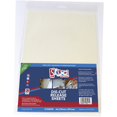 Stix2 Die Cut Release Sheets A4 Pack of 10