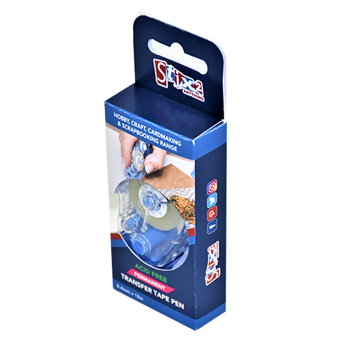 Stix2 Double Sided Acid Free Permanent Transfer Tape Pen 8.4mm x 12m