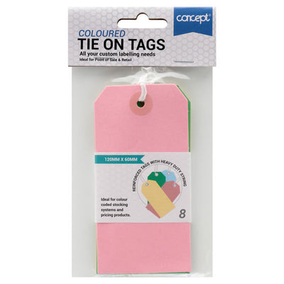 Luggage Labels Strung Tags Pack of 8