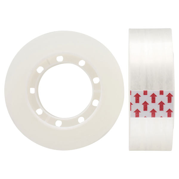 2 Pack of 19mm x 30m Clear Tape