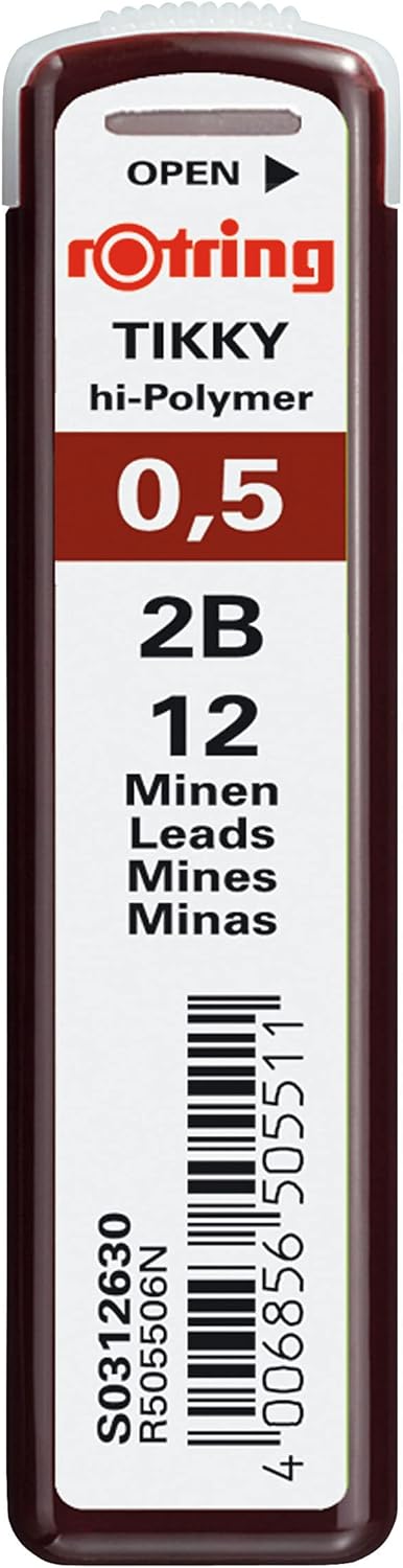 rOtring Tikky Hi-Polymer Leads  - Buy 2 Get a Third Free on all Refill Leads