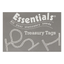 Essential Green Treasury Tags With Metal Ends - Boxes of 100