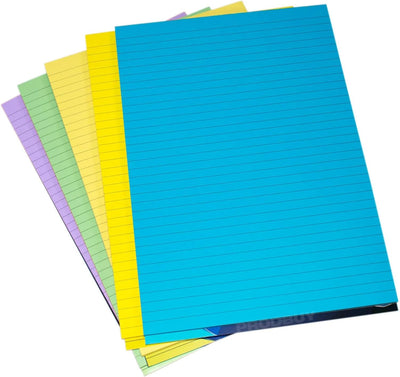 Student Solutions A4 Visual Memory Pads 6 Colour Choice