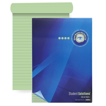 Student Solutions A4 Visual Memory Pads 6 Colour Choice