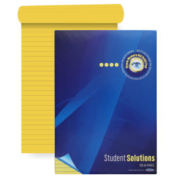 Student Solutions A4 Visual Memory Pads 6 Colour Choice