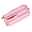 Premtone 3 Section Fabric Pencil Case - Black, Pink or Blue