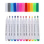 12 Fine Bullet Tip Whiteboard Markers - Asst