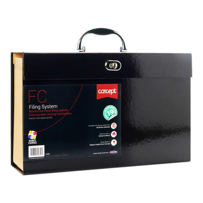 19 Pocket Foolscap Expanding File Carry Case