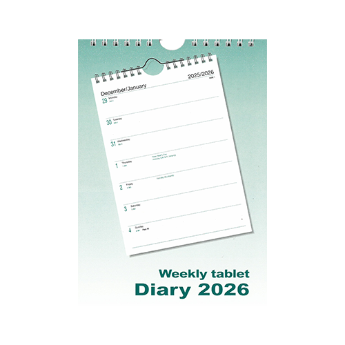 A5 Weekly Tablet Diary