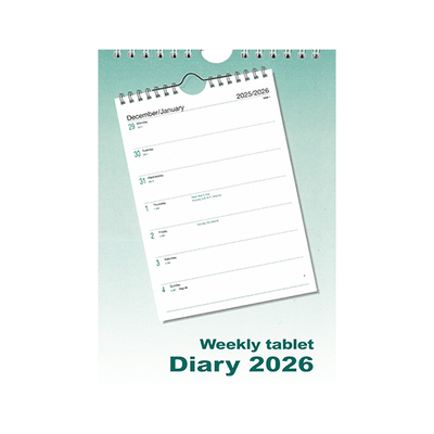 A5 Weekly Tablet Diary