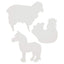 Crafty Bitz Farm Animal Cut Outs Pack of 10