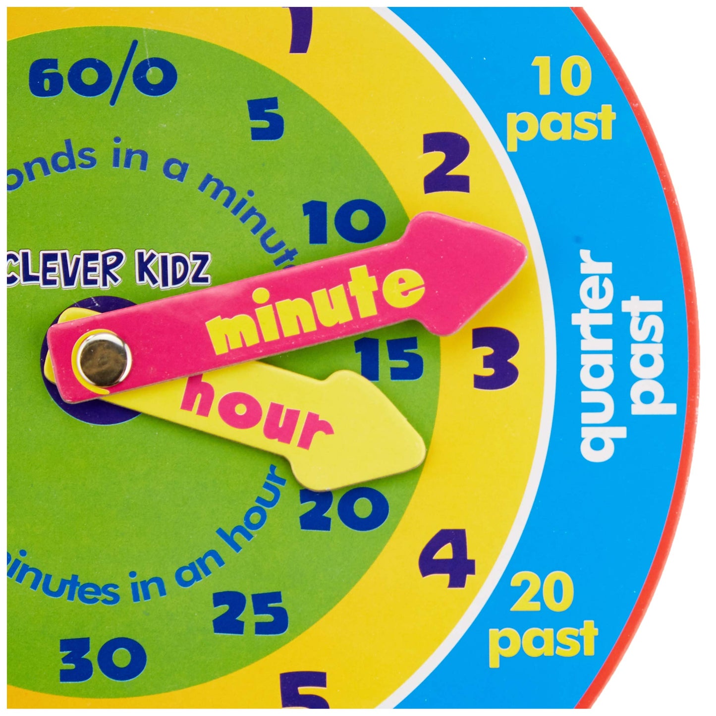 Clever Kidz Magnetic Clever Colour Clock