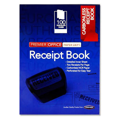 Premier Depot Carbonless Duplicate Receipt Book