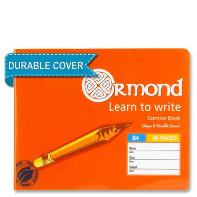 Ormond 40pg Learn to Write Exercise Book Durable Wipe Clean Cover