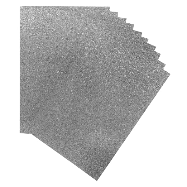 A4 Colour Glitter Card Pack of 10 Sheets
