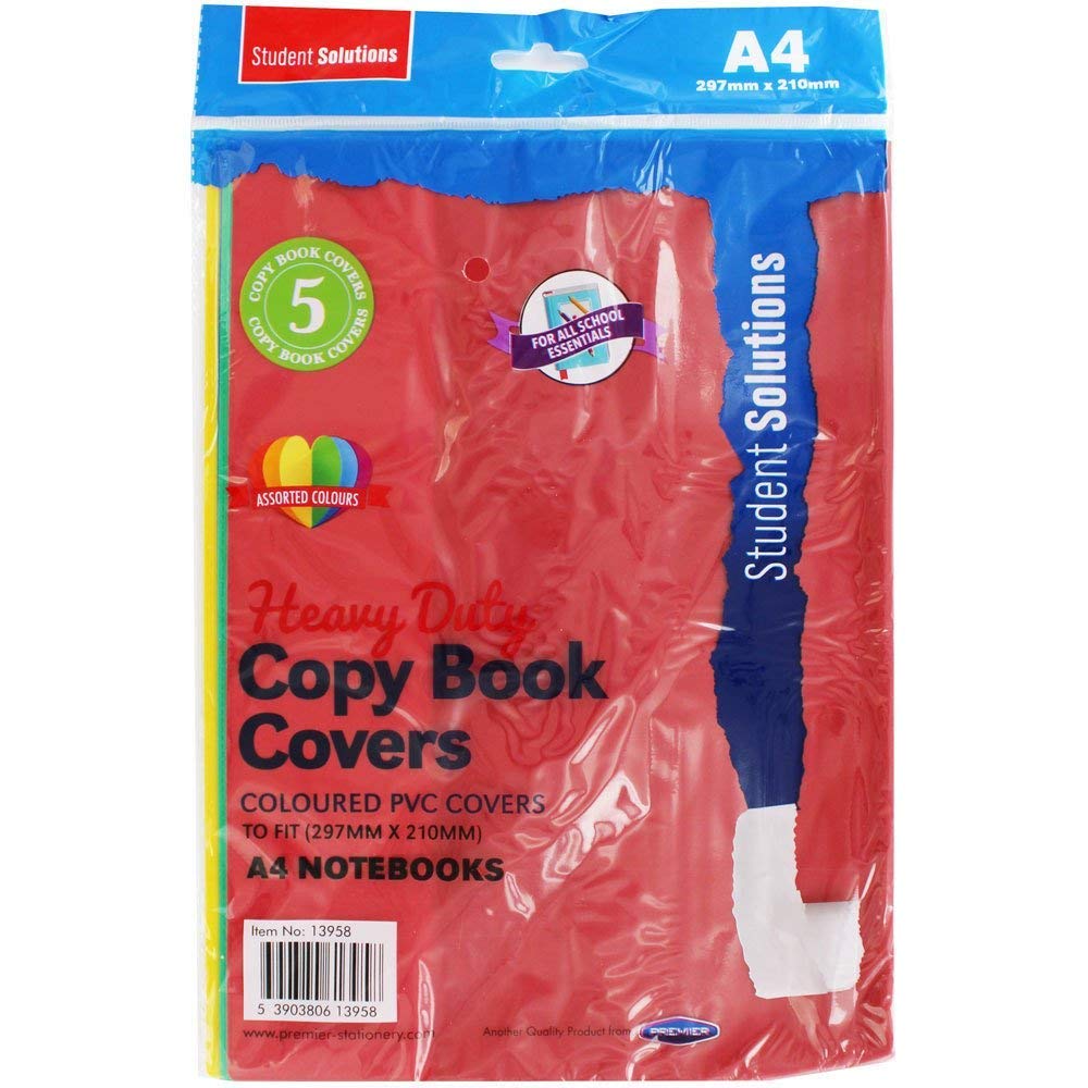Notebook & Exercise Book Covers 6 Options