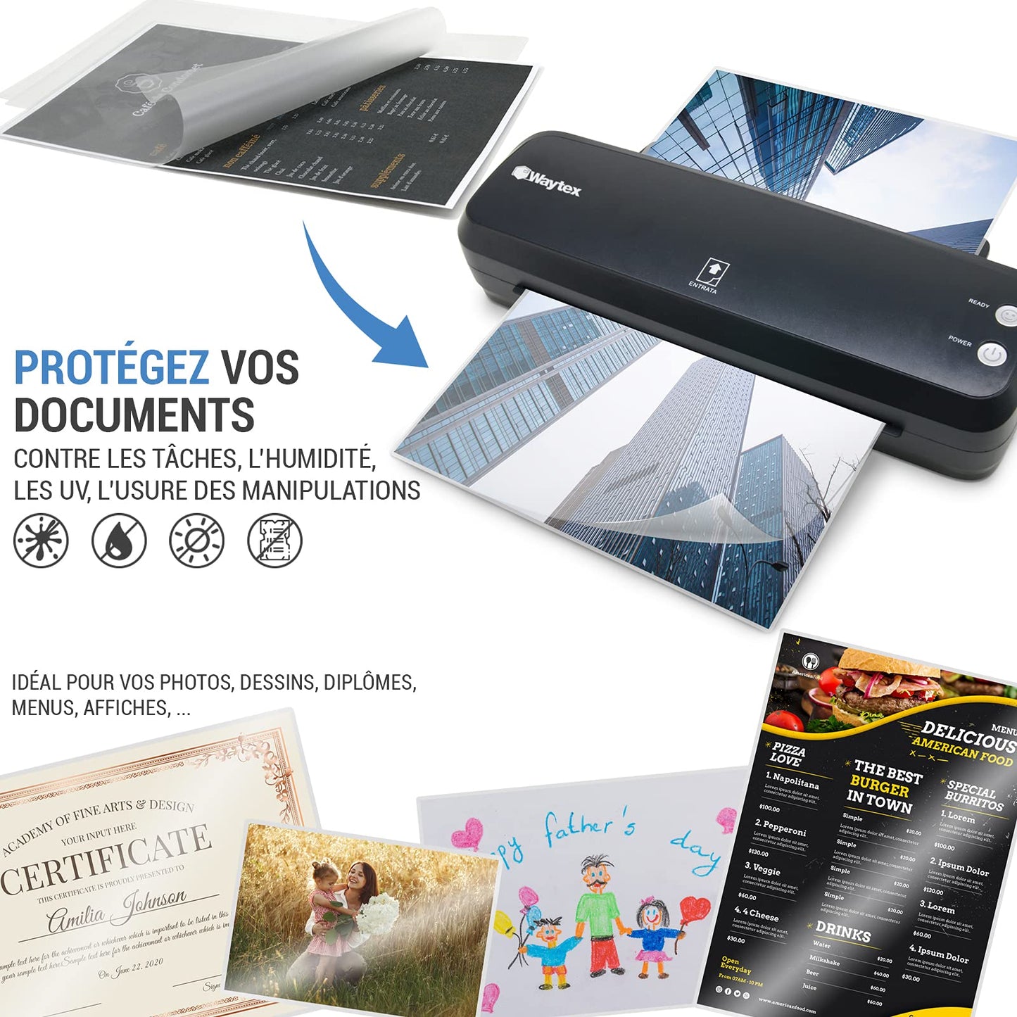 Texet A4 Laminating Pouches - Pack of 25