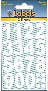 Self Adhesive Letters & Numbers