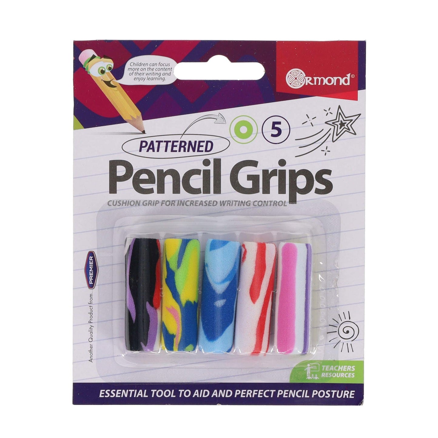 Pencil Grippers for Increased Control 5 Style Choice