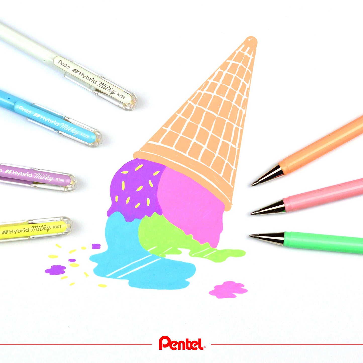Hybrid Milky Gel Rollerball Pen