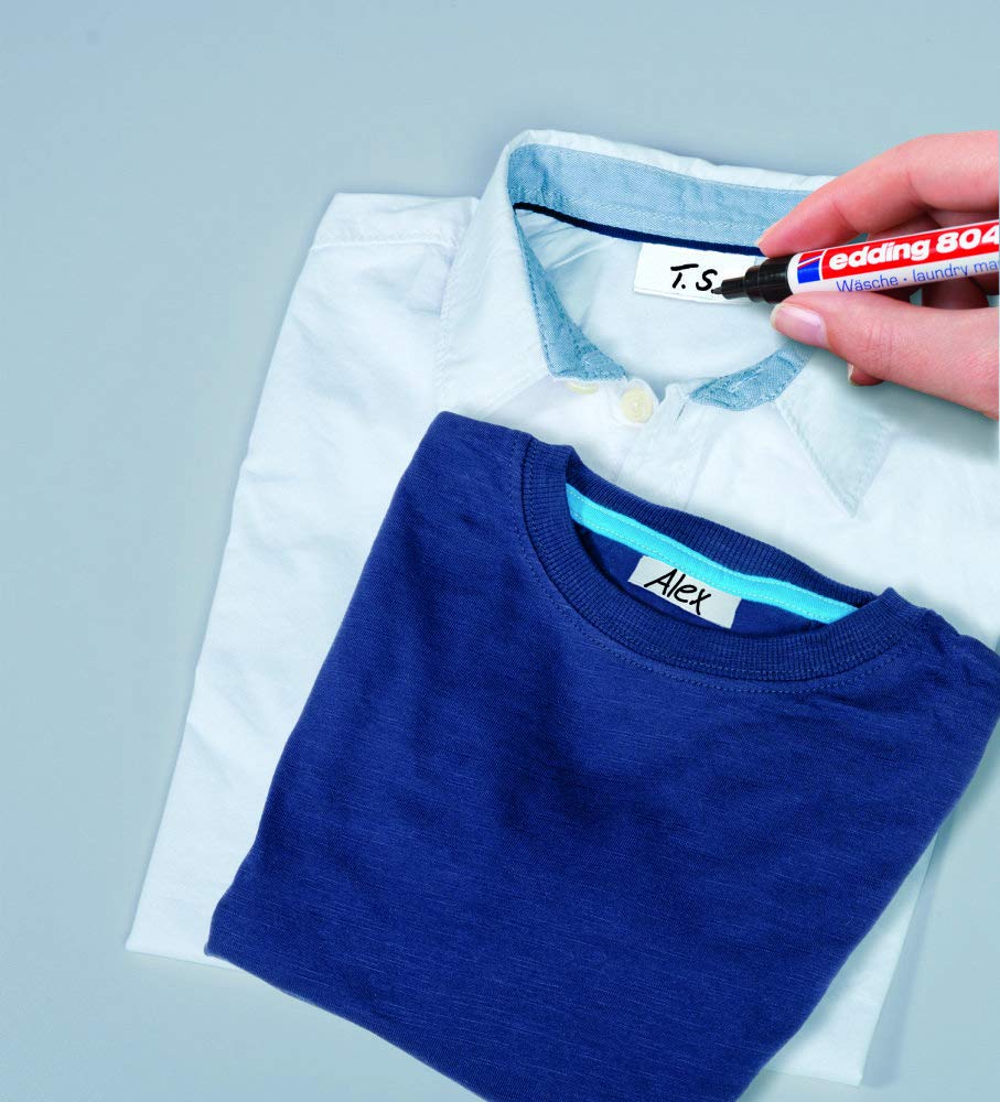 edding 8040 Laundry Marker Red or Black Included in Our BUY 2 GET ONE FREE OFFER