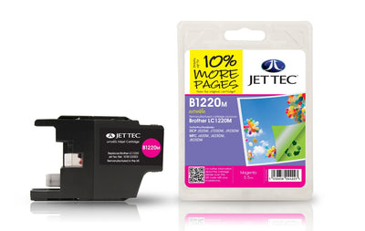 Jet Tec Compatible Ink Cartridge for Brother LC1220 - Magenta