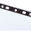 eco-eco eco093 A4 100% Recycled Coloured Spine Punched Pockets Glass Clear 100 x 45 micron