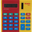 Texet B82 Kay Stage 1/2 Big Key Big Display Calculator - Red