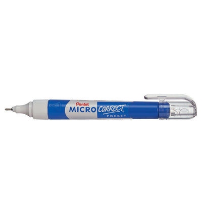 Pentel Micro Correct Pocket Correction Pen Needle Point Precision Tip 7ml