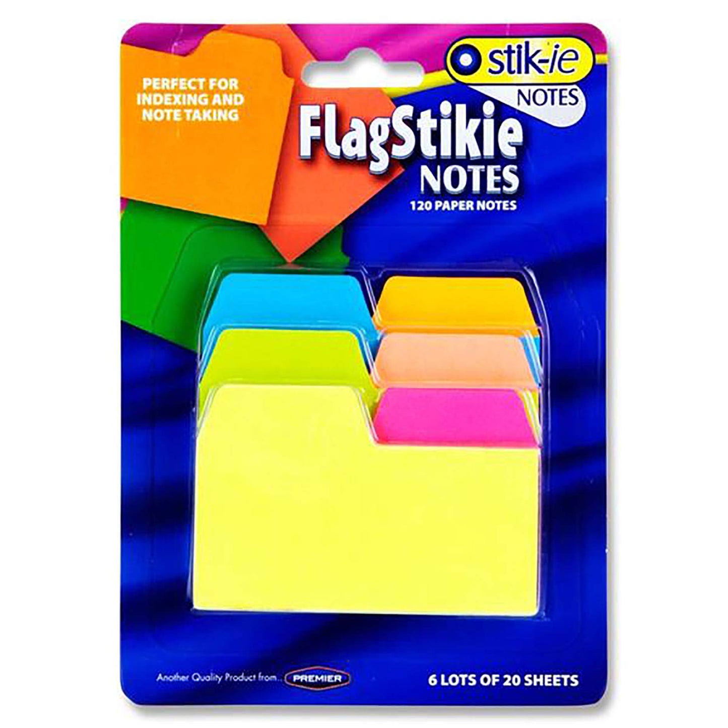 Stik-ie Notes Index and Note Taking Page Marker - Neon