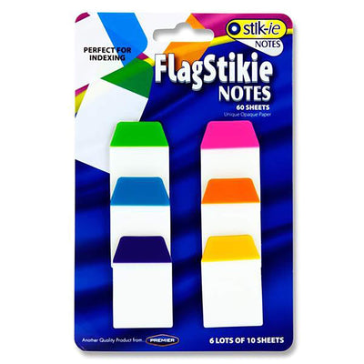 Stik-ie 60 Clear Index Tabs 24x38mm