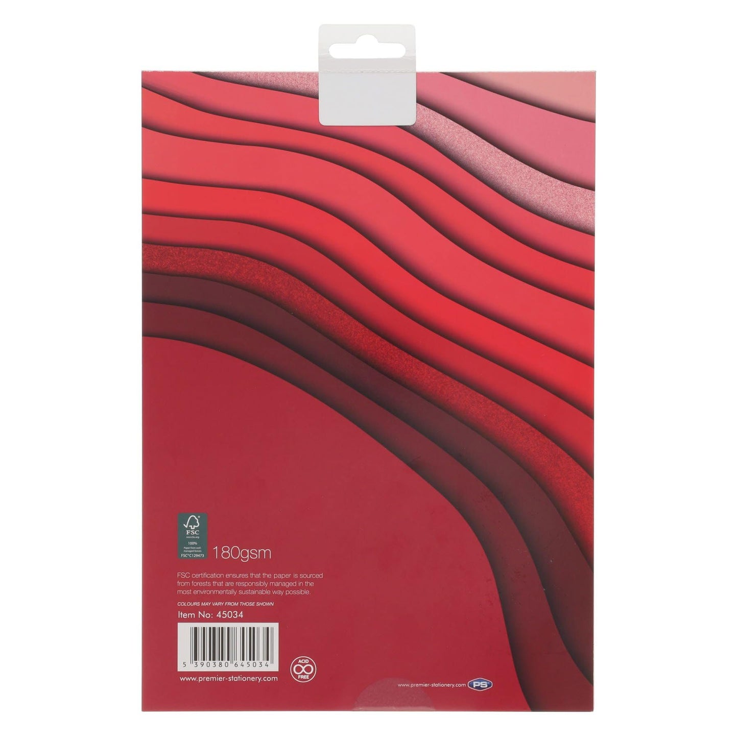 A4 180gsm Paper Pad Coloured Card 8 Options
