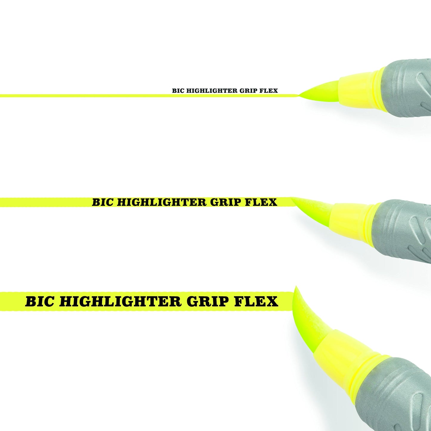 BIC Highlighters Flex Assorted Fluorescent Colours