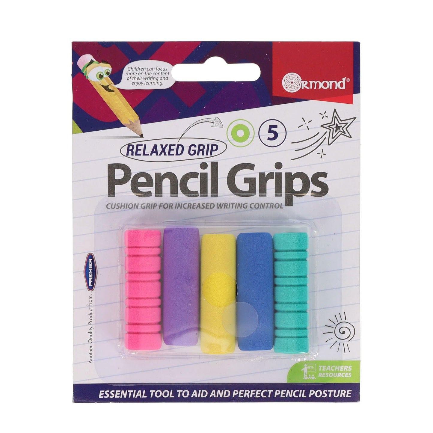 Pencil Grippers for Increased Control 5 Style Choice