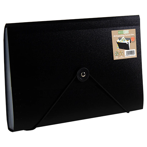 eco-eco A5 50% Recycled Expanding 7 Pocket Wallet