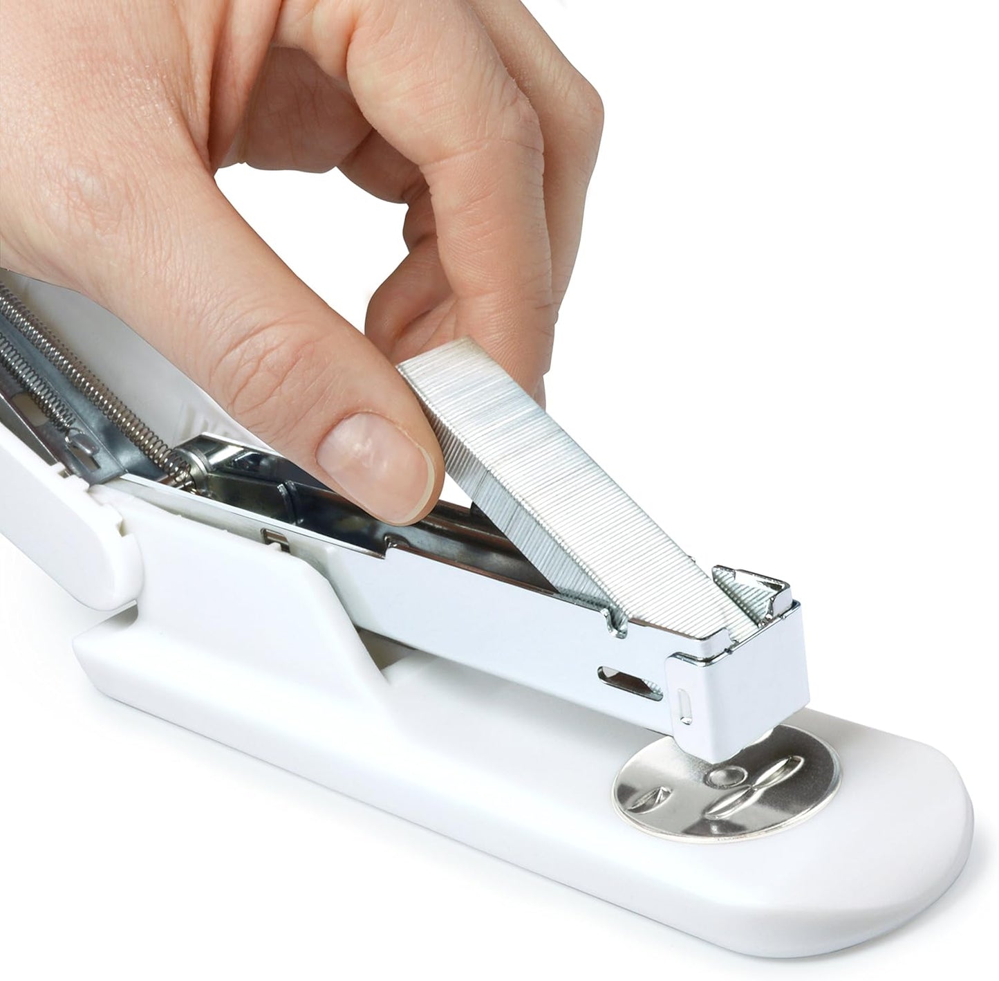 Rapesco ECO Sting Ray Stapler and 1000 x 24/6 mm Staples Antibacterial Protection Soft White