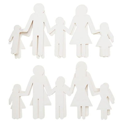 Crafty Bitz Family Cutouts Craft Paper Pack of 10