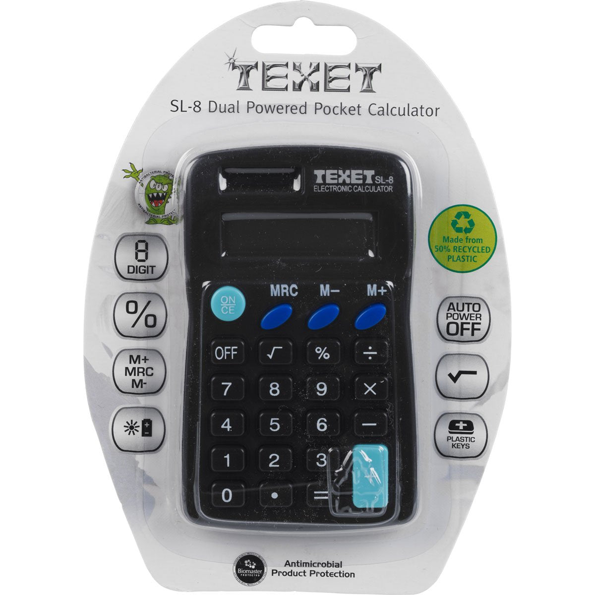 Texet SL8 Handheld Calculator