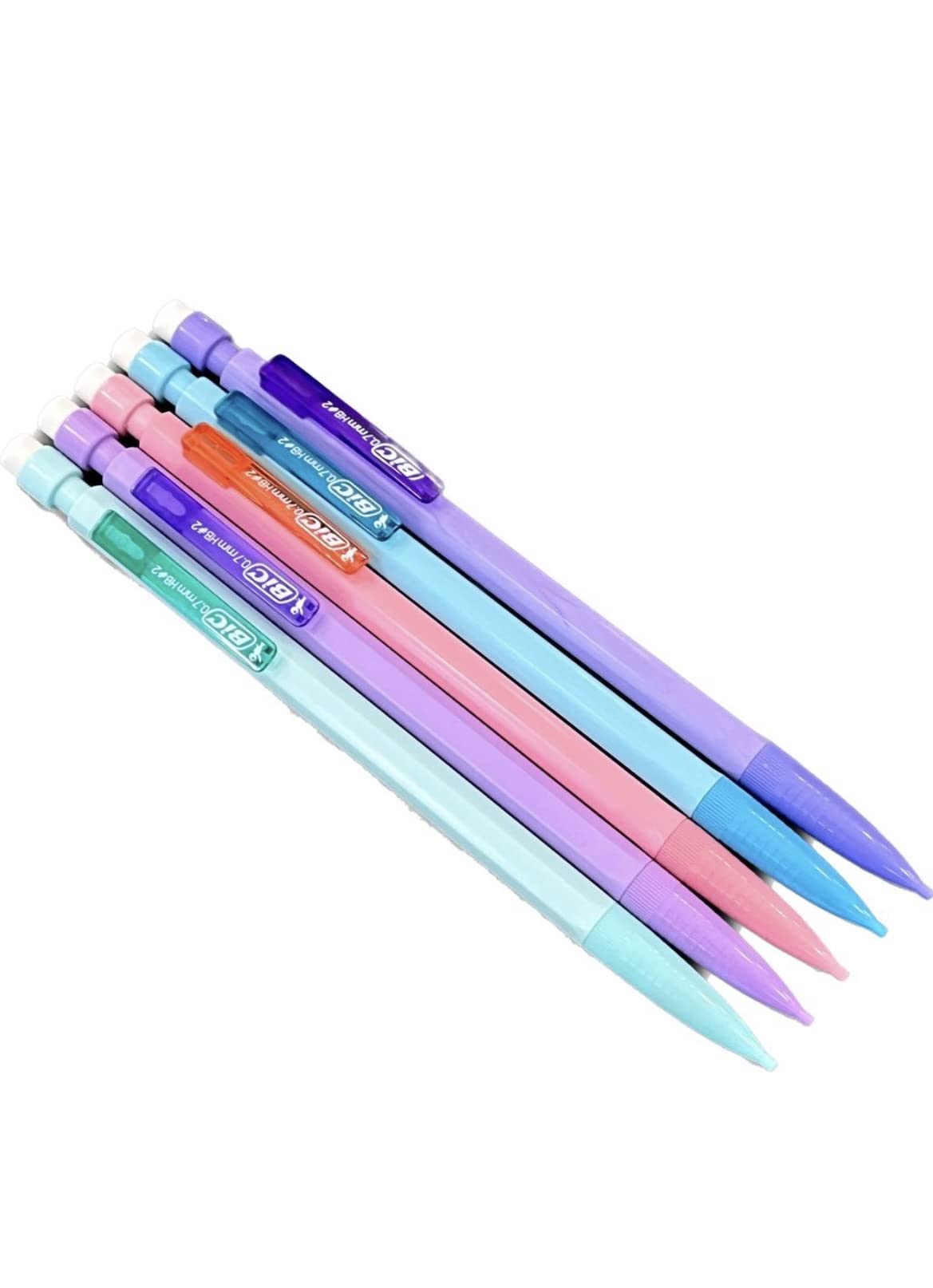 BIC Matic Pastel Mechanical Pencils x5