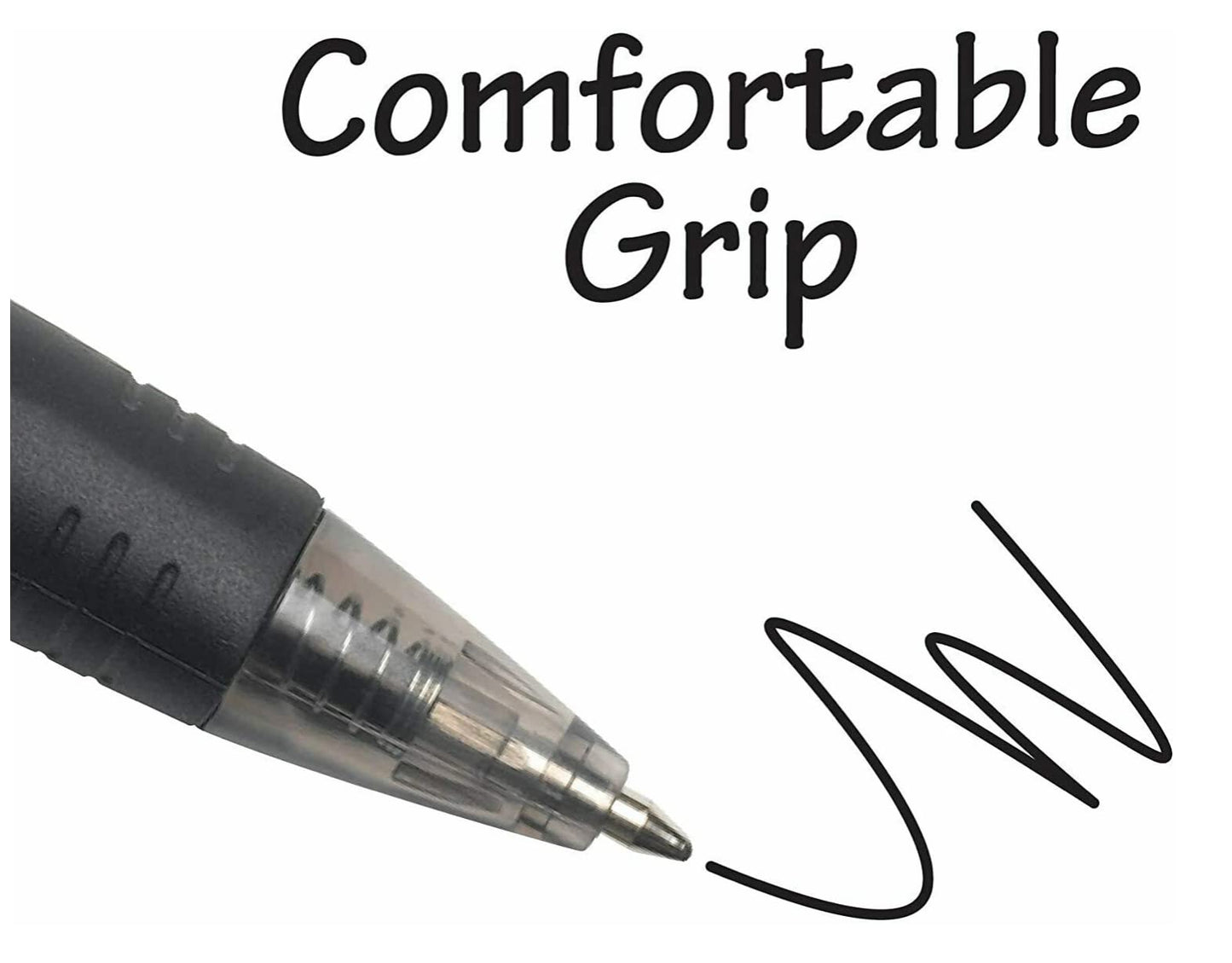 Bic Bu3 Grip 1.0 Retractable Ball Pen 4 Pack